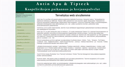 Desktop Screenshot of antinapu.fi
